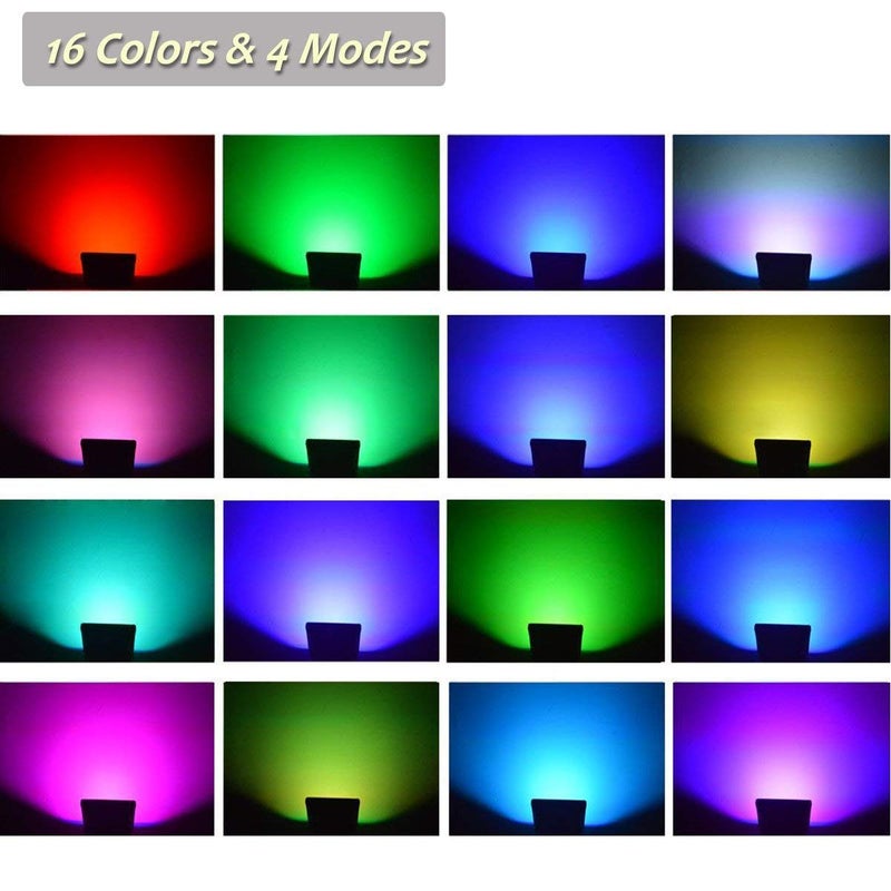 GLW إضاءة المناظر الطبيعية منخفضة الجهد GLW 10W مع تغيير لون RGB، مصابيح LED مع تحكم عن بعد، مقاومة للماء، مصباح سبوت لايت للحديقة والفناء، مصباح زخرفي للاستخدام الخارجي والداخلي (8 قطع/بدون قابس) - Image 5